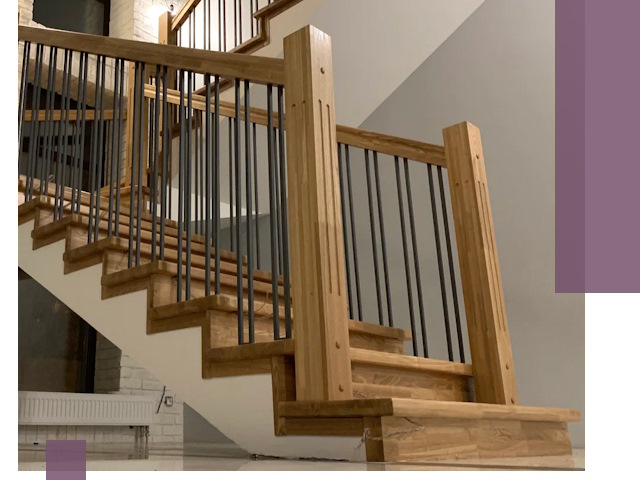 Реставрация деревянных и металлических лестниц в Брянске