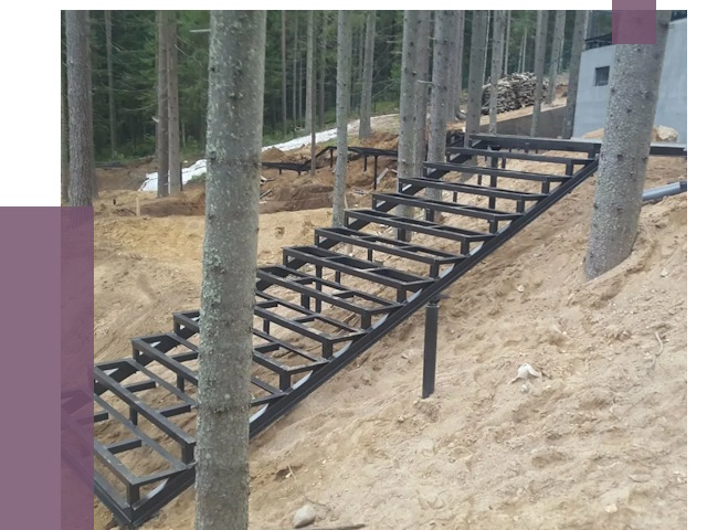 Монтаж металлических лестниц в Брянске от 14245 руб. 