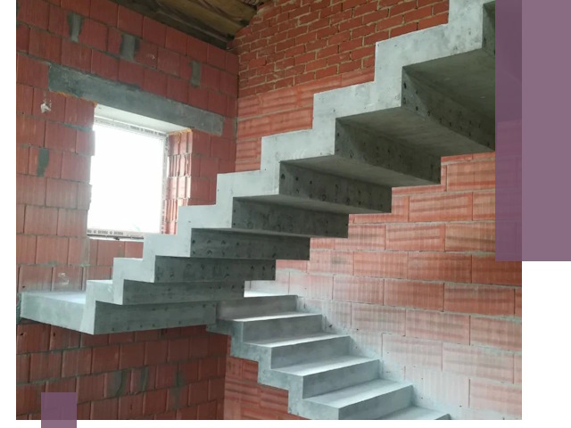 Бетонные лестницы под ключ в Брянске: монтаж, демонтаж, ремонт