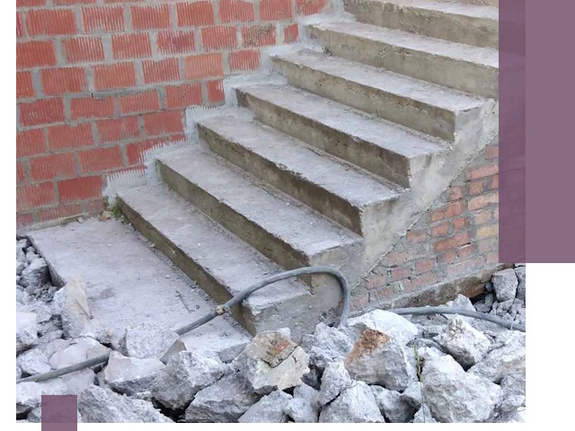 Демонтаж бетонных лестниц в Брянске: быстро и безопасно