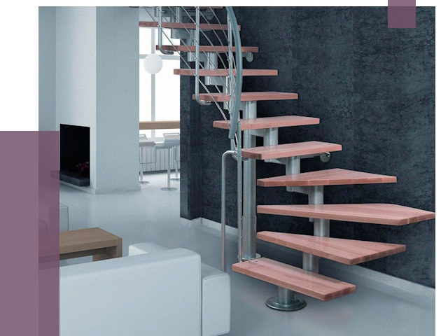 Модульные лестницы в Брянске от 17739 руб. — купить в ПРОЛЁТ-Бнк