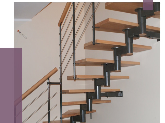 Изготовление модульных лестниц в Брянске от 12095 руб. 