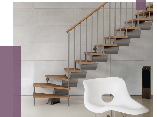 Монтаж модульных лестниц в Брянске от 6666 руб. 