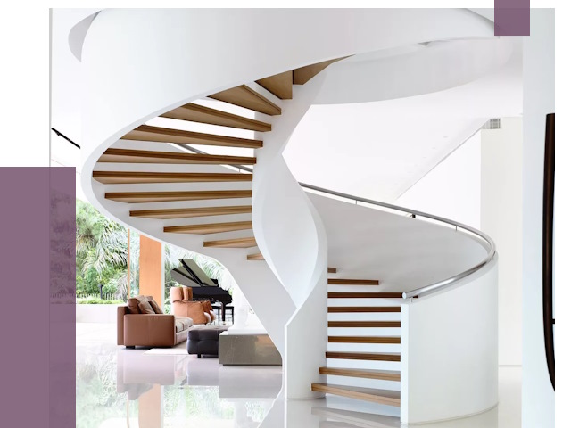 Винтовые лестницы в Брянске под ключ от 51067 руб. | ПРОЛЁТ-Бнк