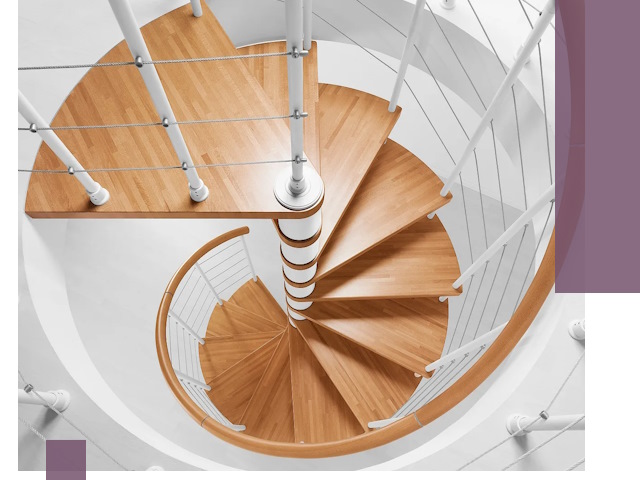 Изготовление винтовых лестниц под ключ в Брянске