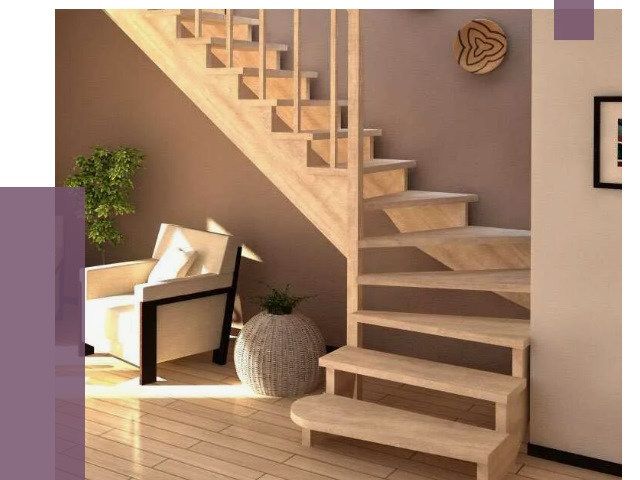 Изготовление Г-образных лестниц в Брянске от 19889 руб. 