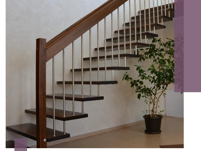 Лестницы на больцах под ключ в Брянске – изготовление и монтаж