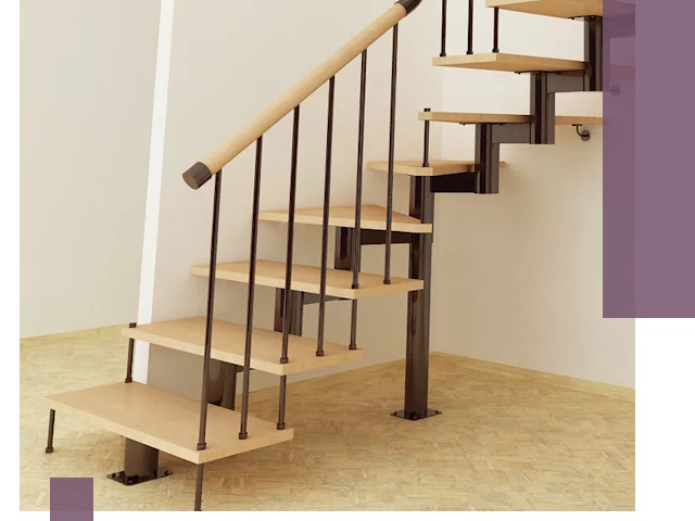 Монтаж лестниц на больцах в Брянске — быстро и надежно