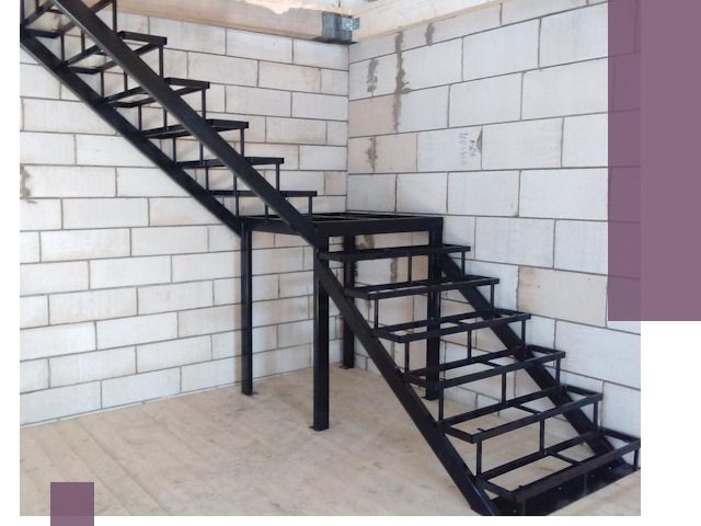 Лестницы на металлокаркасе под ключ в Брянске — изготовление и монтаж