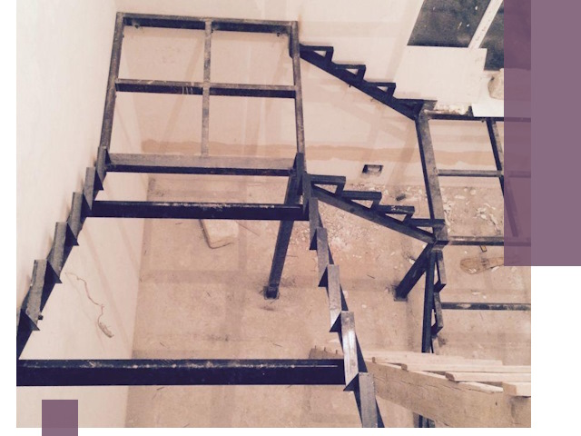 Монтаж лестниц на металлокаркасе в Брянске быстро и качественно