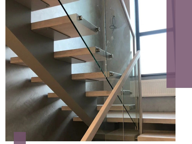 Изготовление лестниц на монокосоуре в Брянске с монтажом и гарантией