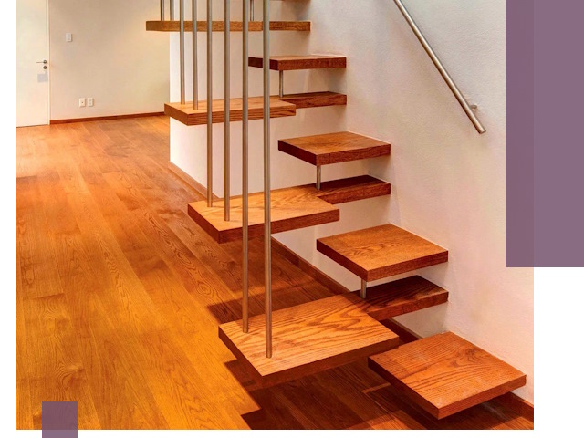 Лестницы «гусиный шаг» на заказ в Брянске для узких пространств