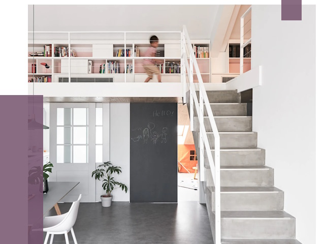 Лестницы для двухуровневой квартиры в Брянске от 185455 руб. | ПРОЛЁТ-Бнк