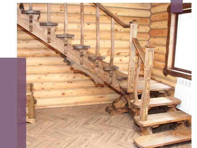 Лестницы в баню в Брянске от 20104 руб. — изготовление | ПРОЛЁТ-Бнк