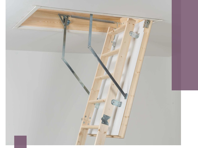 Установка чердачной лестницы под ключ в Брянске