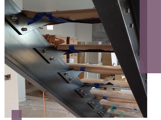 Усиление лестничных конструкций и усиление опор в Брянске