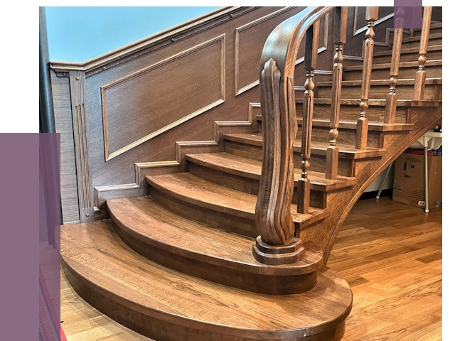 Дубовые лестницы под ключ в Брянске от 185455 руб. — ПРОЛЁТ-Бнк