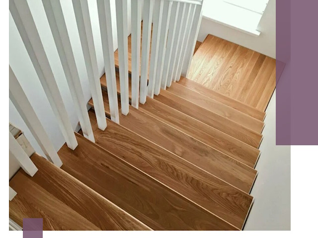 Лестницы из бука в Брянске: изготовление, монтаж и демонтаж