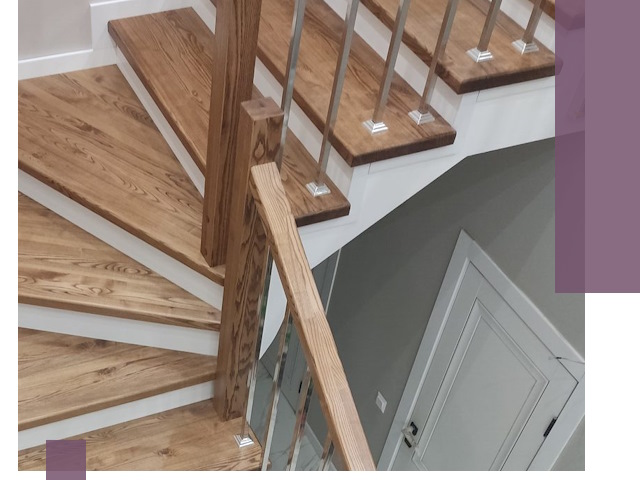 Обшивка металлических лестниц под ключ в Брянске