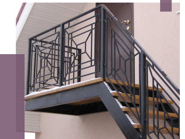 Металлические перила в Брянске от 4515 руб.  | ПРОЛЁТ-Бнк