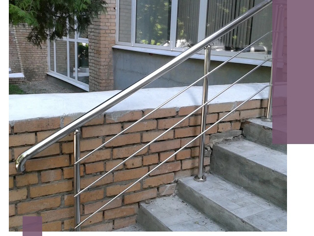 Перила из нержавеющей стали высокого качества в Брянске