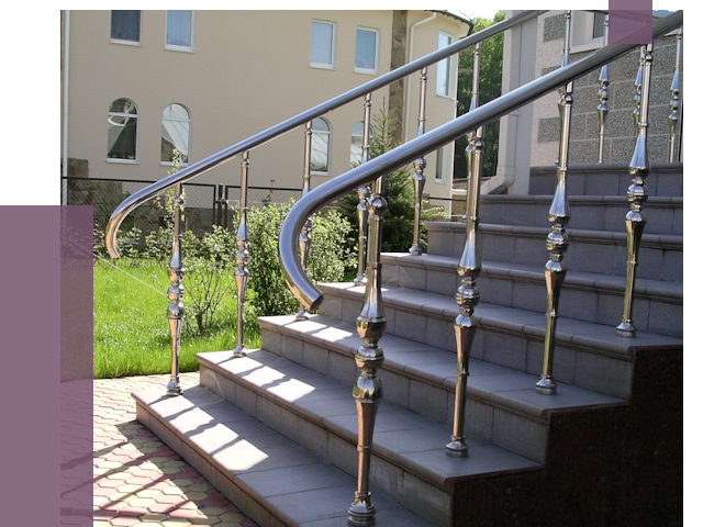 Перила для крыльца в Брянске от 11289 руб. — монтаж ПРОЛЁТ-Бнк