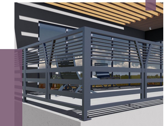 Изготовление балконных ограждений в Брянске от 11289 руб. | ПРОЛЁТ-Бнк