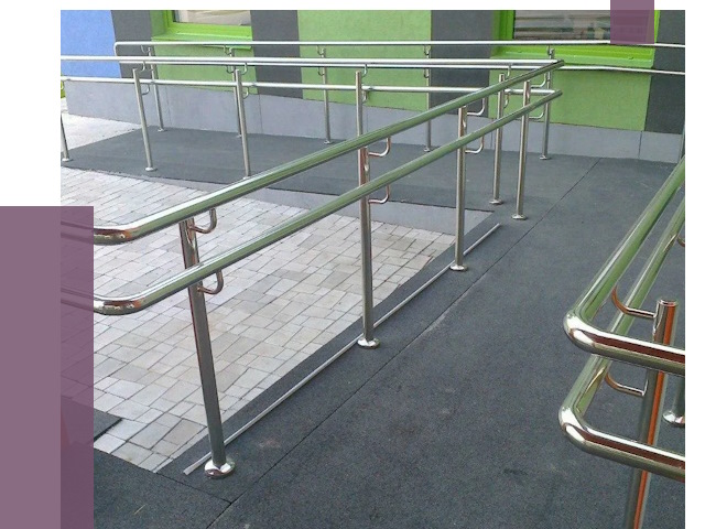 Ограждения пандусов в Брянске от 4569 руб. монтаж | ПРОЛЁТ-Бнк