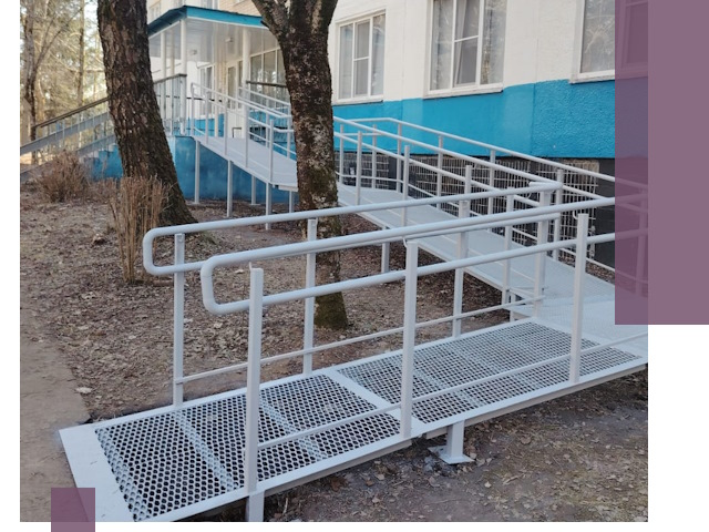 Пандусы под ключ в Брянске: изготовление, монтаж и демонтаж