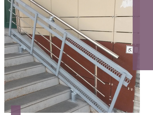 Изготовление откидных пандусов под ключ в Брянске