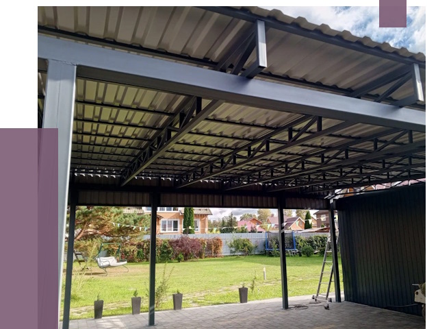 Монтаж навесов в Брянске от 7741 руб. — установка навеса | ПРОЛЁТ-Бнк