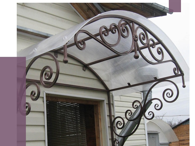 Изготовление козырьков в Брянске от 7741 руб. — заказать | ПРОЛЁТ-Бнк