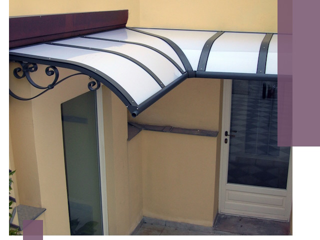 Монтаж козырьков любой сложности в Брянске под ключ