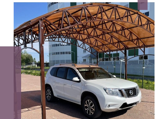 Недорогие навесы в Брянске от 45154 руб.  | ПРОЛЁТ-Бнк