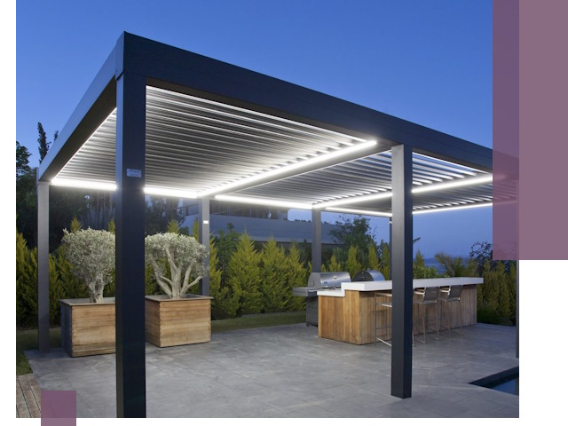 Навесы отдельно стоящие под ключ в Брянске из металла и поликарбоната