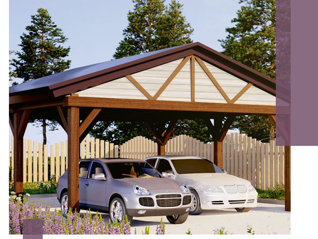 Навесы для автомобиля в Брянске — изготовление и монтаж