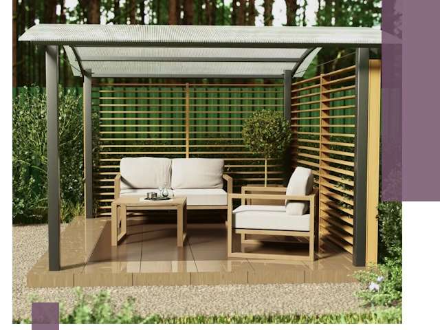 Навесы для дачи в Брянске: изготовление, монтаж и демонтаж