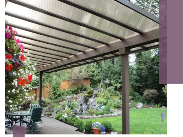 Навесы из поликарбоната под ключ в Брянске быстро и надёжно