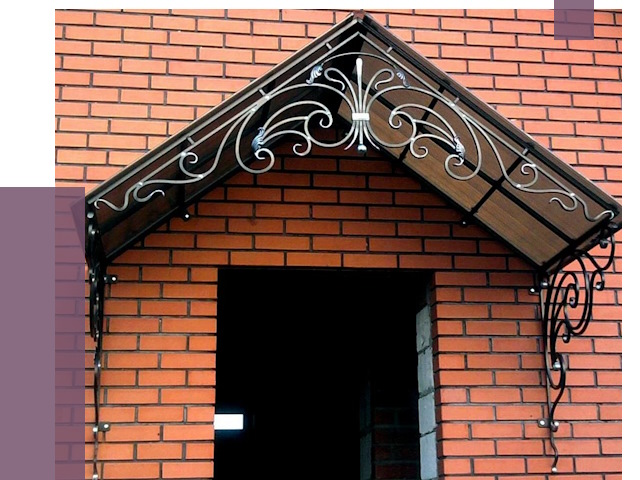 Металлические козырьки в Брянске от 11235 руб. 