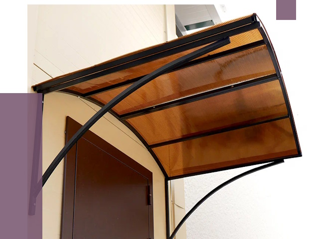 Недорогие козырьки в Брянске от 7977 руб.  | ПРОЛЁТ-Бнк