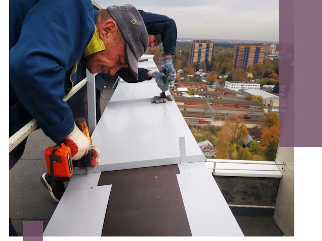 Монтаж парапетов в Брянске — установка прочных металлических ограждений