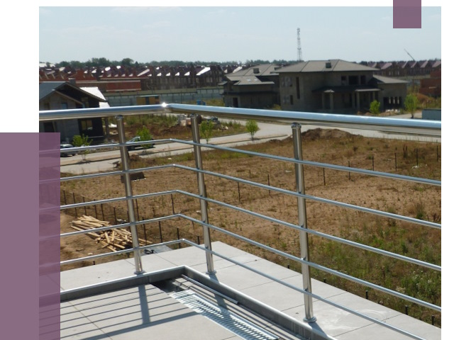 Парапеты из нержавеющей стали в Брянске от 8386 руб. за м² | ПРОЛЁТ-Бнк