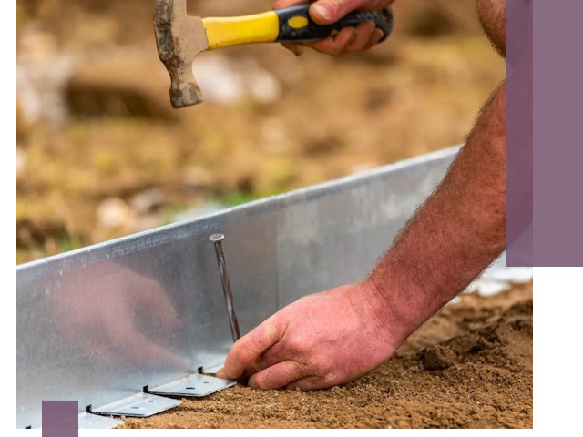 Монтаж металлических бордюров в Брянске быстро и качественно
