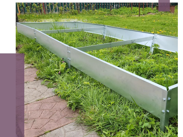 Металлические бордюры для грядок в Брянске от 1881 руб. 