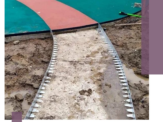 Металлические бордюры для дорожек в Брянске — монтаж и изготовление