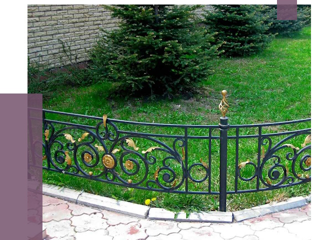 Кованые газонные ограждения в Брянске от 8009 руб. — ПРОЛЁТ-Бнк