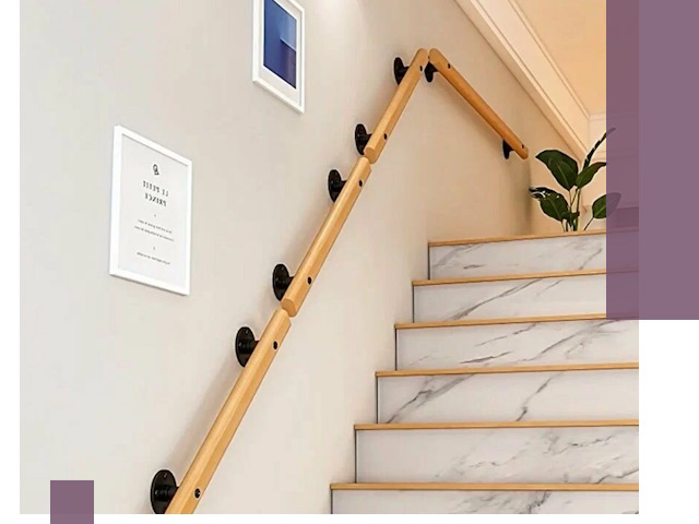 Поручни металлические и деревянные под ключ в Брянске