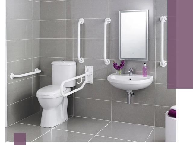 Поручни для санузлов в Брянске: установка, ремонт и монтаж