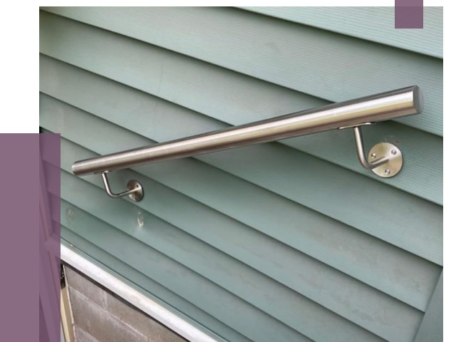 Поручни из нержавеющей стали в Брянске от 8063 руб.  | ПРОЛЁТ-Бнк